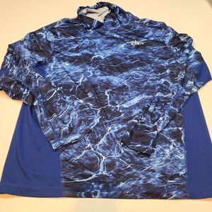 Habit Blue Hoodie in Size Large